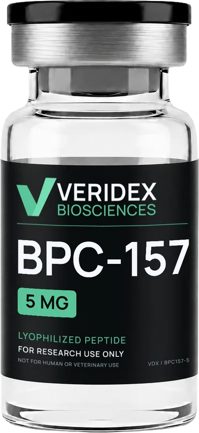 BPC-157 — Body Protection Compound-157 research vial — Veridex Biosciences