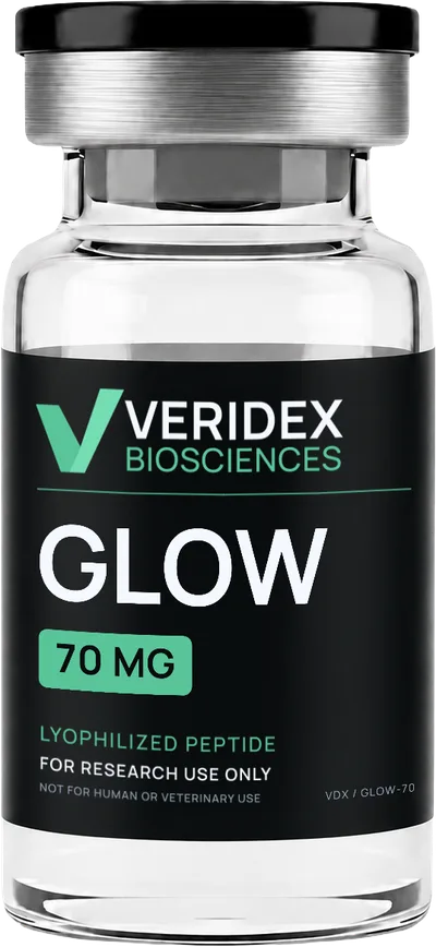 GLOW Blend — GHK-Cu / BPC-157 / TB-500 Combination research vial — Veridex Biosciences