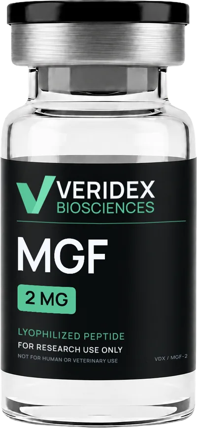 MGF — Mechano Growth Factor research vial — Veridex Biosciences