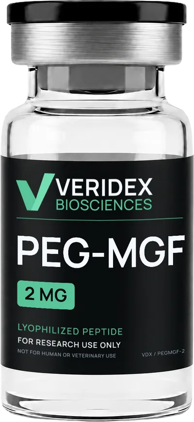 PEG-MGF — Pegylated Mechano Growth Factor research vial — Veridex Biosciences