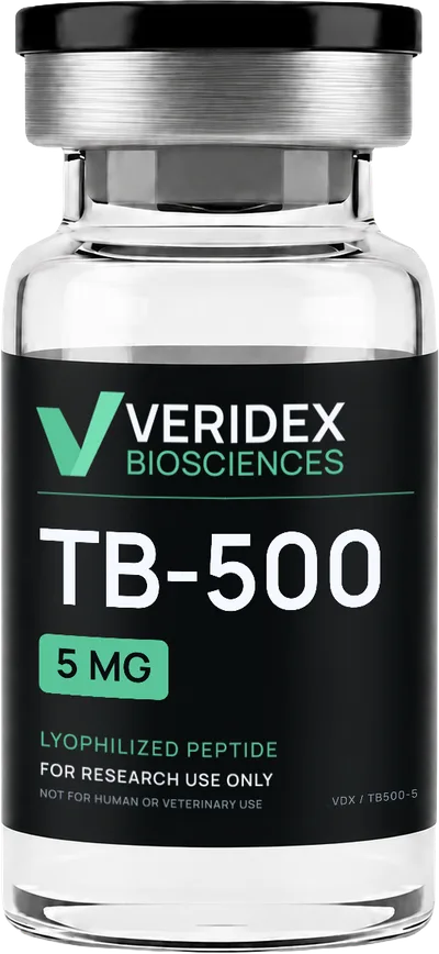 TB-500 — Thymosin Beta-4 fragment (TB4 Frag) research vial — Veridex Biosciences